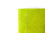 Reusable lime green microfiber towel designed to absorb spills and clean efficiently. Its lint-free, scratch-safe material is ideal for cars, mirrors, screens, glass, and countertops.